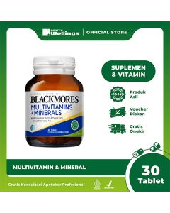 Blackmores Multivitamin+Minerals (30 Tablet - Botol)