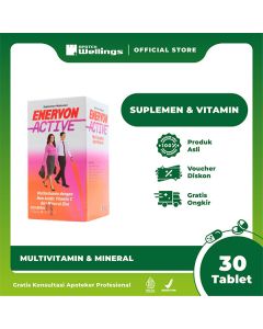 Enervon Active (30 Tablet - Botol)