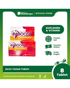 Imboost Effervescent Anggur Suplemen Daya Tahan Tubuh 8 Tablet