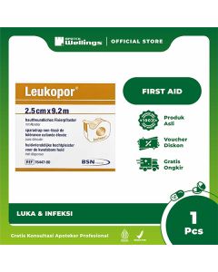 Leukopor (7236-06) Plester Luka 2.50cm x 9.2m 1 roll