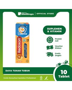 Redoxon Triple Action Orange Suplemen Daya Tahan Tubuh 10 tablet