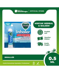 Vicks Inhaler Pereda Hidung Tersumbat 0.5ml