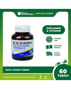 Blackmores Multivitamin + Minerals Vitamin Daya Tahan Tubuh 60 Tablet