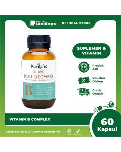 Purity Active Multi B Complex Suplemen Daya Tahan Tubuh 60 tablet