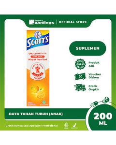 Scott's Emulsion Vita Suplemen Daya Tahan Tubuh 200ml